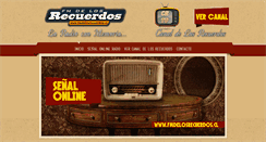 Desktop Screenshot of fmdelosrecuerdos.cl